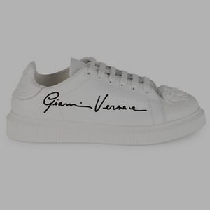 Gianni Versace Signature White Medusa Womens Sneakers